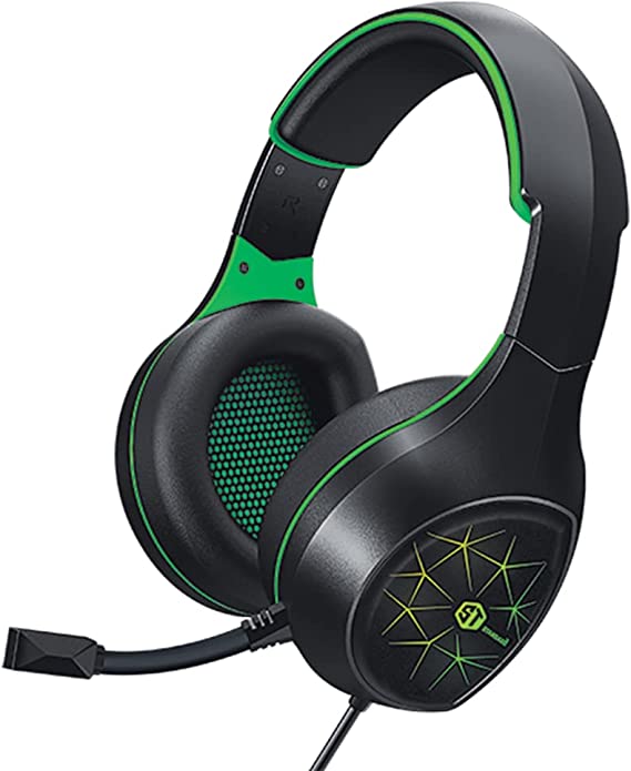 HEADPHONE ST-STANDARD GM-3501LG LIGHT GREEN LED GAMING