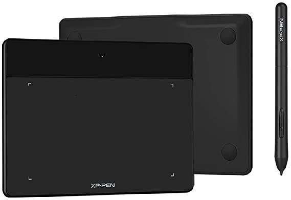 XP-PEN Deco Fun XS Drawing Tablet 4.8" x 3" Graphic Tablets with Battery-free Stylus Digital Pen Tablet for OSU! Gameplay, Homeschooling, Writing, Animation and Business Signature (Classic Black)