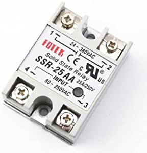 SSR-25DA (Solid State Relay 25A) Input 80-250Vdc / Output 24-380Vac