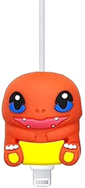 Cable Bite Silicone Cable Protector For Your Charging Cable Cord/USB Cable (charmander)