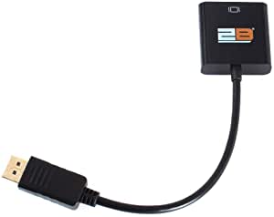 Convert DC Play to Vega Adapter - Display Port to VGA - Black - Please Read Product Description Well Before Purchasing for Operation Guidance