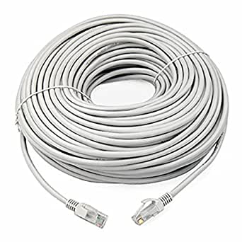 50 Meter RJ45 CAT6 ETHERNET LAN NETWORK Grey CABLE