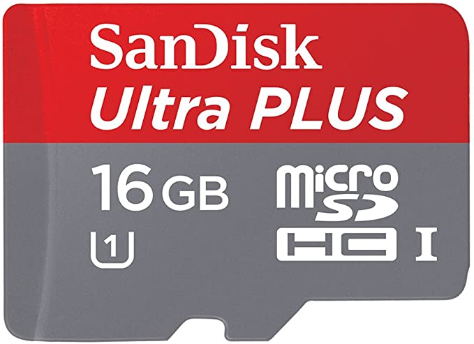 Sandisk 8GB Ultra SDHC Memory Card, Class 10, Read speed up to 80 MB/s + SD Adapter 16 gb