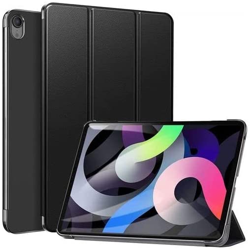 iPad Air 4 (10.9-inch, 2020) 4th / iPad Pro 11inch 2018 Smart Case Flip Cover Leather Case Soft TPU Back And Trifold Stand With Auto Sleep - Black