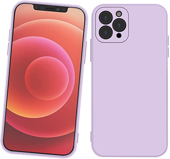 Purple iPhone 11 pro Case - Shockproof Slim Fit Silicone TPU Soft Rubber Cover Protective Purple Bumper for iPhone 11 pro Purple for Boys Girls Woman Man｛5.8inch｝ (Purple)