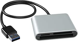 KabelDirekt – USB 3.0 digital memory cards reader (new version, SDXC, SDHC, SD, MMC, MMCplus, microSDXC, microSDHC, microSD, CF type I) – PRO Series