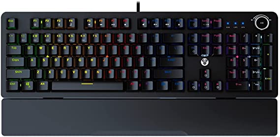 KEYBOARD GAMING FANTECH MAXPOWER MK853 FULL MECHANICAL AND BLUE SWITHCH (MK853)