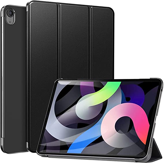 Smart Case Compatible with iPad Mini 6 Case 8.3 Inch 2021 iPad Mini 6th Generation Smart Case Flip Cover Leather Case Soft TPU Back And Trifold Stand With Auto Sleep (Black)
