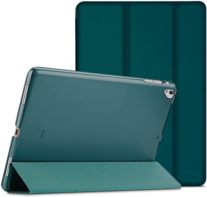 ProCase iPad Pro 12.9 2017/2015 Case (Old Model, 1st & 2nd Gen), Ultra Slim Lightweight Stand Smart Case Shell with Translucent Frosted Back Cover for Apple iPad Pro 12.9 Inch -Emerald