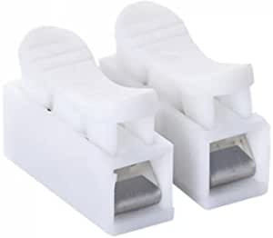 CH2 BOX Quick Splice Lock Wire Connectors 2Pins Electrical Cable Terminals 20x17.5x13.5mm For Easy Safe Splicing Into Wires 10pcs