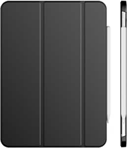 JETech Case for iPad Air 5 (2022 5th Generation 10.9-Inch), Slim Stand Hard Back Shell Cover with Auto Wake/Sleep (Black)