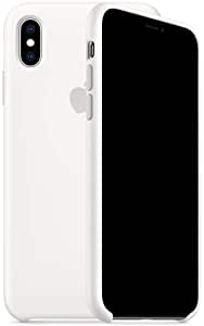 Xs Silicone Case Compatible with Apple iPhone X/Xs Silicone Cases Protective Phone Cover 5.8 inch (White)