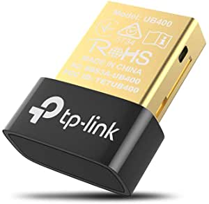TP-Link UB400 Nano USB Bluetooth 4.0 Adapter for PC Laptop Desktop Computer, Bluetooth Dongle and Receiver for Windows 10/8.1/8/7/XP, Plug and Play for Windows 10/8.1/8