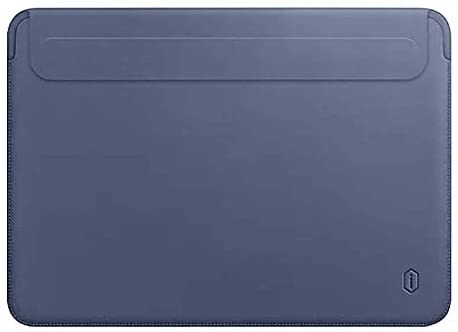 WIWU Skin Pro II PU Leather Sleeve For Macbook Pro 14.2" - Navy Blue