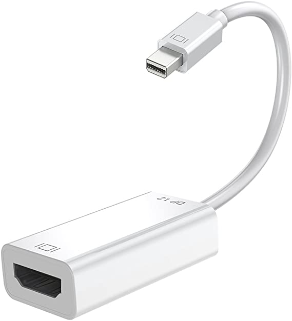 rts Mini Displayport (Thunderbolt) to HDMI Adapter, Thunderbolt to HDMI Adapter Converter Compatible with Microsoft Surface Pro 1/2/3,MacBook Air, Thinkpad X1,Google Chromebook