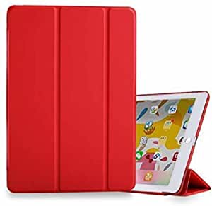 Smart Case For Apple iPad Pro 12.9 - Model ( 2015 - 2017 ) (1st - 2nd Generation) Auto ( Sleep and Wake ) - Red