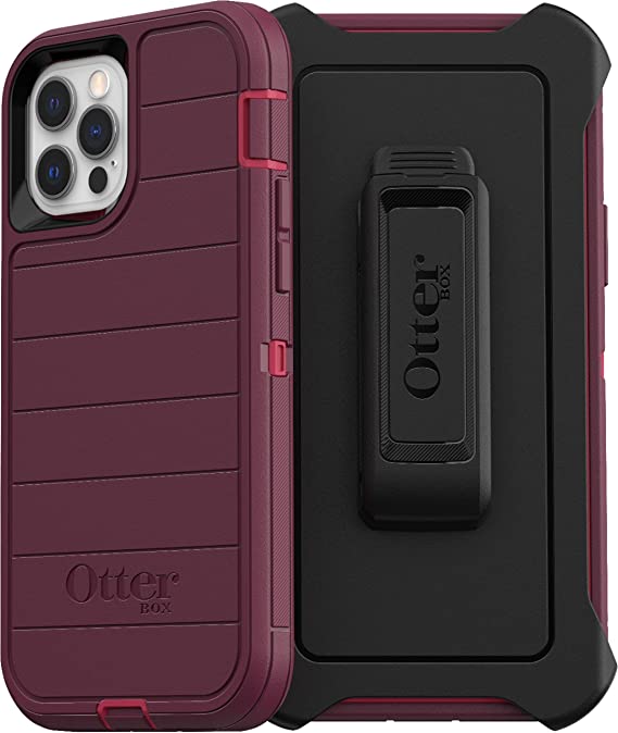 OtterBox Defender Pro Series for Apple iPhone 12 & 12 Pro (77-80880) - Berry Potion