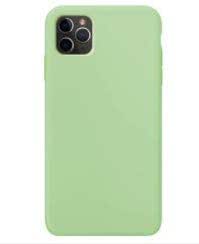 Silicone Case for iPhone 12 Pro/Pro Max Silky-Soft Touch, Full-Body Protective Case, Shockproof Cover (Light Green, iPhone 12 pro max)