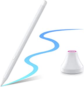 Stylus Pens for Touch Screens with Magnetic Design, Active Rechargeable Stylus with Glove Compatible with Apple iPad/iPad Air/iPad Mini/iPad Pro/iPhone/Android/iOS/Samsung/Kindle and Other Tablets