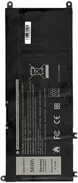 Downtown Battery For Laptop Models Dell Inspiron 17 7000 7778 7779 7786 7773 15 7577 G3 3579 3779 G5 5587 G7 7588 Latitude 13 3380 14 3490 15 3590 3580 PVHT1 P30E 81PF3 081PF3