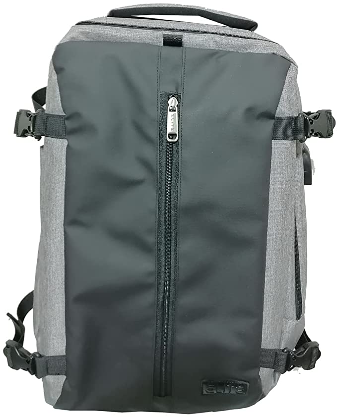Transformer Laptop Backpack - 17 inch, Black x Gray - TRBP17003 - Water Resistant