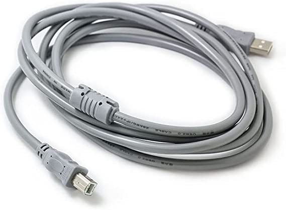 Cable USB printer 2.0 High Speed Gray color 1.5M USB AM to BM printer cable (4.5 feet)