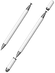 Stylus Pen Capacitive High Sensitivity Fine Point for Apple & Other Touch Screen (White)