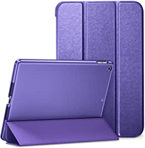 DTTO Case for New iPad Pro 12.9 Inch 4th Generation 2020/2018, Premium PU Leather Folio Stand Cover [Apple Pencil Pair and Charge Supported] - Auto Wake/Sleep and Multiple Viewing Angles, Purple