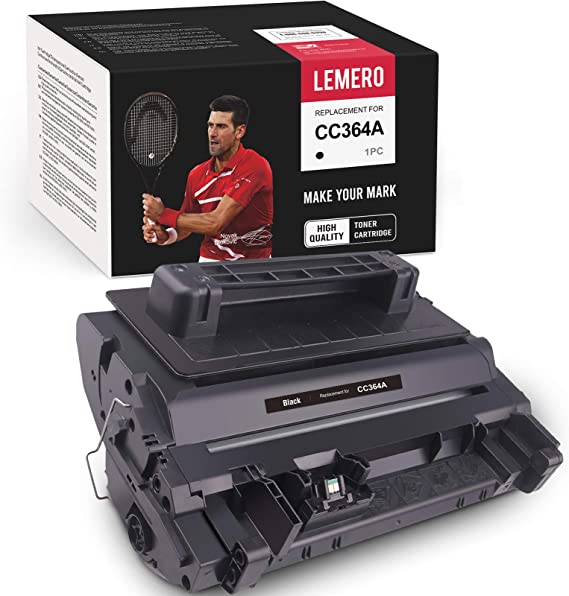 LEMERO Compatible Toner Cartridge Replacement for HP 64A CC364A to use with Laserjet P4014 P4015N P4015TN P4015X P4515N P4515TN P4515X (Black, 1-Pack)