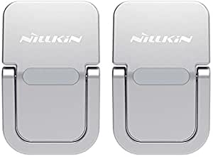 Nillkin Bolster Portable Stand for Your Laptop/MacBook/Mobile Zinc Alloy Hard Heavy Duty Folding Movable Silver Color