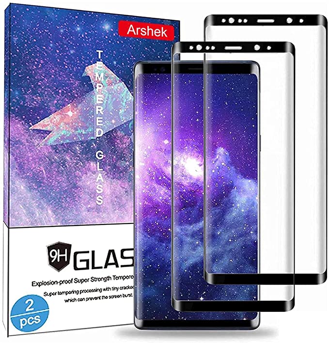 Glass Screen Protector for Samsung Galaxy S9, 3D Curved 9H Hardness Tempered Glass, High Definition, Case Friendly Bubble-Free for Galaxy S9 Glass Screen Protector