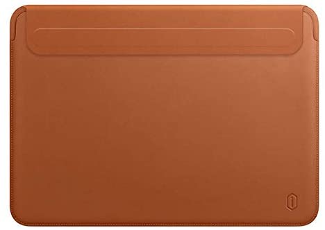WIWU Skin Pro II PU Leather Sleeve For Macbook Pro 14.2" - Brown
