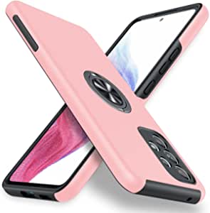 JAME for Samsung A53 5g Case, Galaxy A53 5g Case with Shockproof Protective Case with Rotatable Kickstand for Samsung Galaxy A53 5G Case, Pink