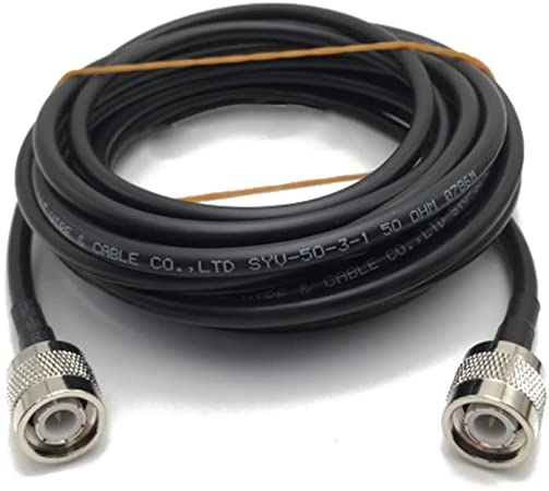 OHM - TNC male To TNC male cable RG58-50ohm - 12 Meter length