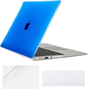 COATIT Compatible with MacBook Pro 13 inch Case 2016-2021 Release M1 A2338 A2289 A2251 A2159 A1989 A1706 A1708 Touch Bar,Crystal Hard Shell Case & Keyboard Cover & Screen Protector,Dark Blue
