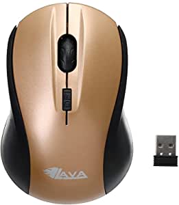 Lava ST-13 Wireless Optical Mouse - Gold Black