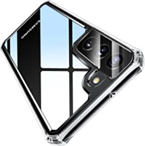 VANMASS [Military Grade Certification] Designed for Galaxy S22 Case, US Version, [Business Crystal Clear Material] Anti-Yellowing Protective Phone Case for Samsung Galaxy S22 5G 6.1" - Full Clear