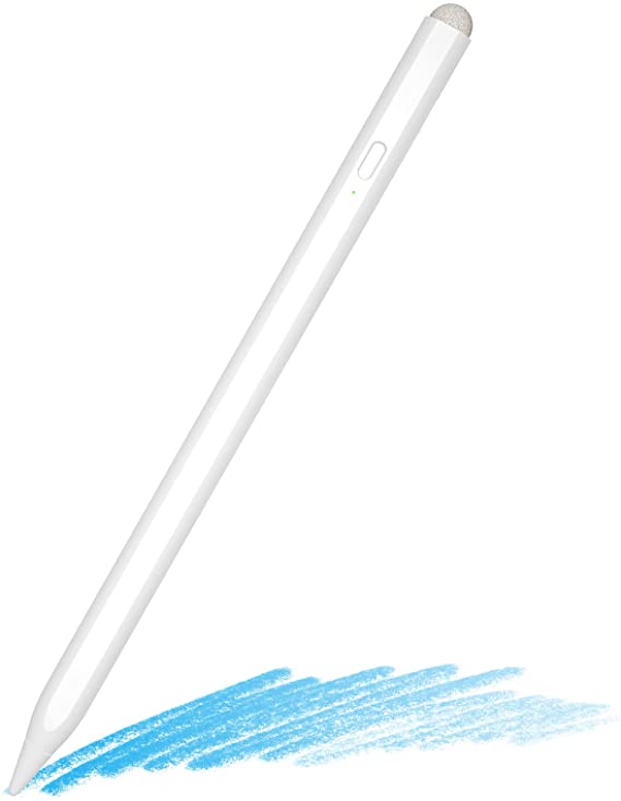 2022 Newest Stylus Pen for iPad with Active & Capacitive Tips, iafer iPad Stylus with Palm Rejection and Magnetic Attach, Tilt iPad Pencil Compatible with iPad 2018~2022