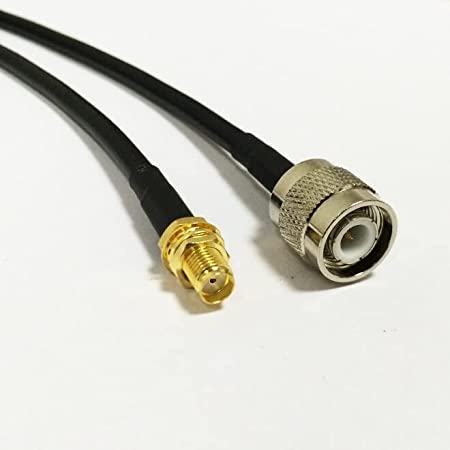 OHM - TNC male To SMA female cable RG58 50ohm 20 Meter length
