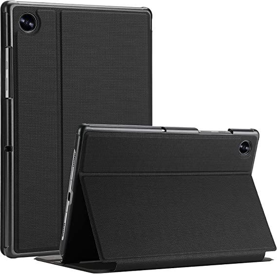 ProCase for Galaxy Tab A8 10.5" 2021 Case -X200 -X205, Shockproof Lightweight Slim Protective Book Case Folio Cover -Black