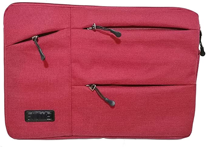 Sleeve Bag for Laptops/Tablets up to 15.6 inch | lining court | waterproof fabric | dark red color | TRS15009