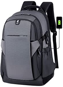 RAHALA 17-Inch Laptop Waterproof Business With USB Grey