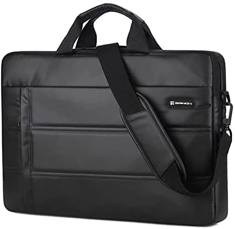 HT066 BRINCH Waterproof Multifunctional Laptop Shoulder Bag 15.4 Black