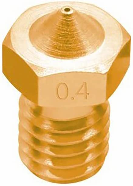 3D Printer V6 M6 Threaded E3D Brass Nozzle 0.4mm