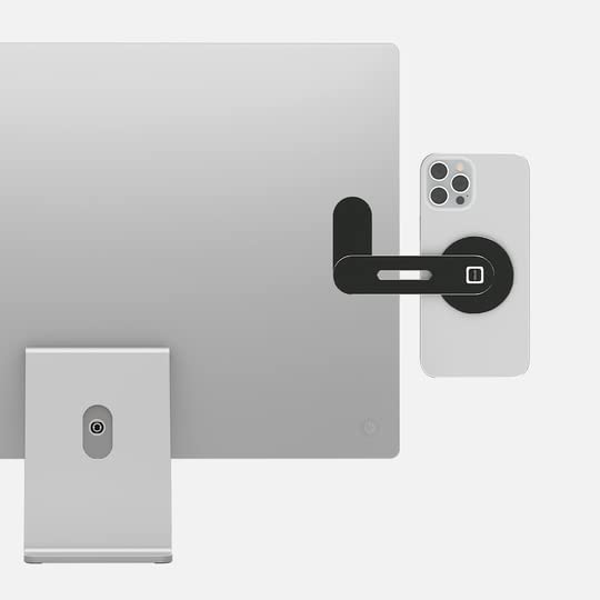 Foldable Mobile Side Mount - Black-Folding Mobile Stand - Black