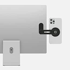 Foldable Mobile Side Mount - Black-Folding Mobile Stand - Black