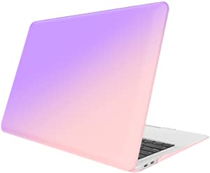 FINTIE Case for MacBook Air 13 Inch (2020 & 2019 & 2018 Release) A2179 / A1932 - Protective Snap On Hard Shell Cover for New MacBook Air 13 Retina Display with Touch ID, Fantasy Ombre