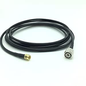 OHM - TNC male To SMA male cable RG58 50ohm 20 Meter length