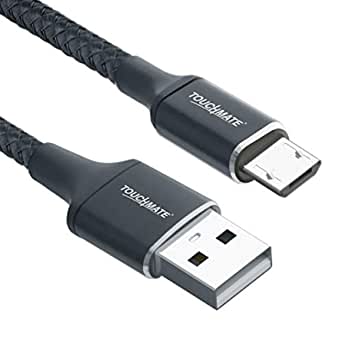 TOUCHMATE Micro-USB 3A Fast Charging Cable & Sync with LED Light Indicator (TM-USB10M)