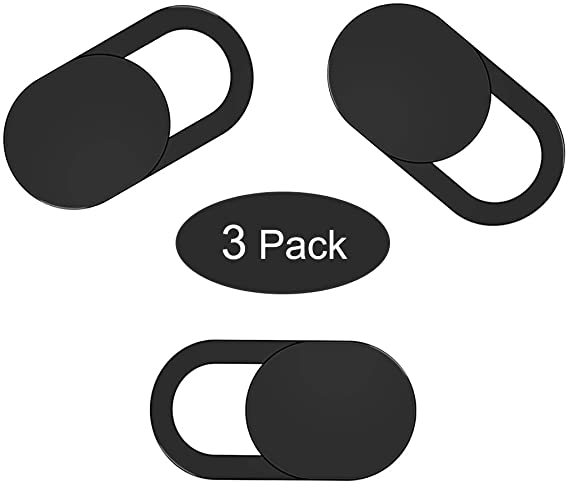 UYICOO Laptop Camera Cover, Ultra-Thin Webcam Cover Slide for MacBook Pro, iMac, PC, iPad, iPhone 8/7/6 Plus, Protect Your Privacy Security (Pack of 3)